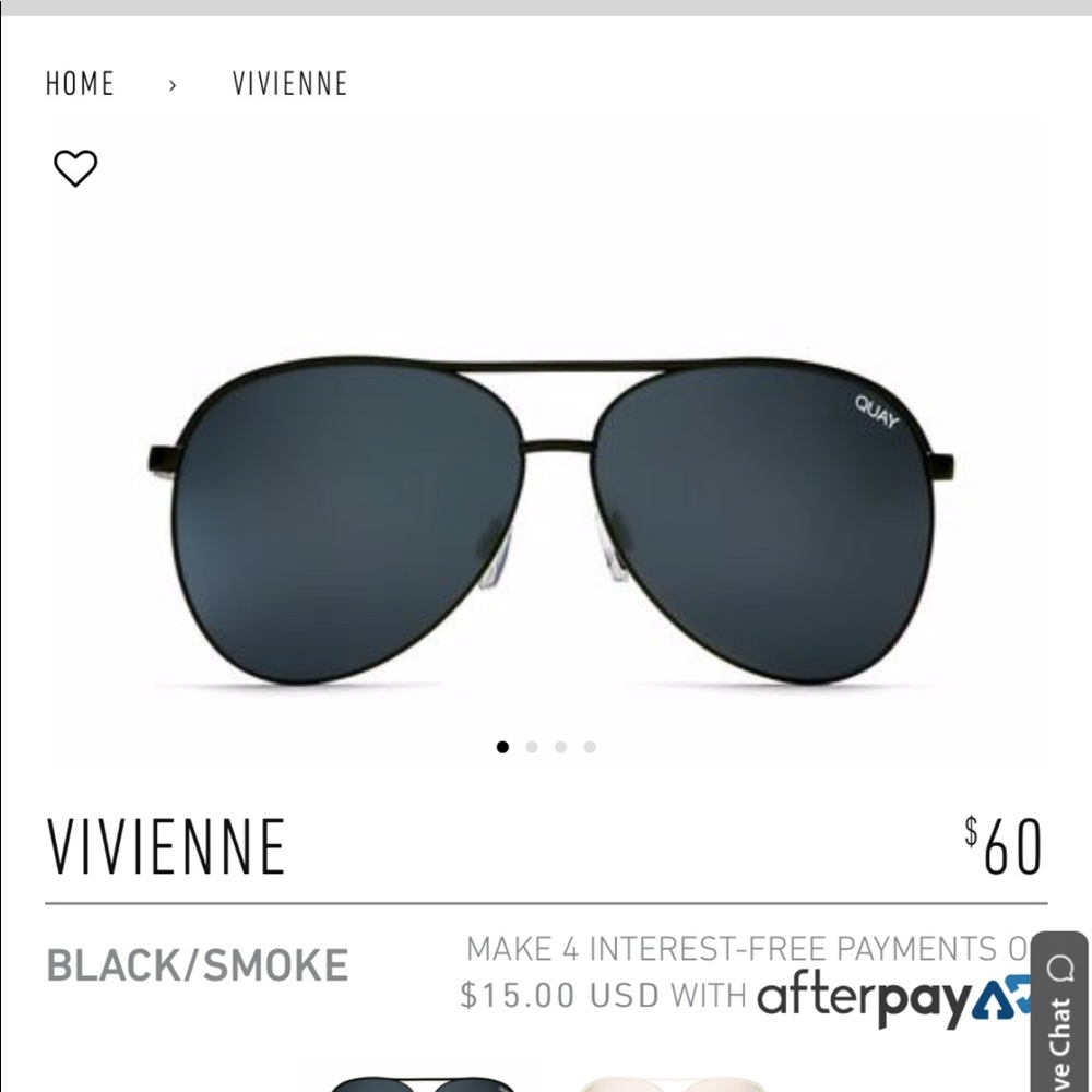 Quay vivienne sunglasses NWT
